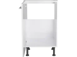Outlet Optifit Küchen-Spülenunterschrank Bengt932 50 cm x 87 cm x 58,4 cm Weiß