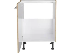 Optifit Küchenschränke<Küchen-Spülenunterschrank Erik290 60 cm x 87 cm x 58,4 cm Wildeiche