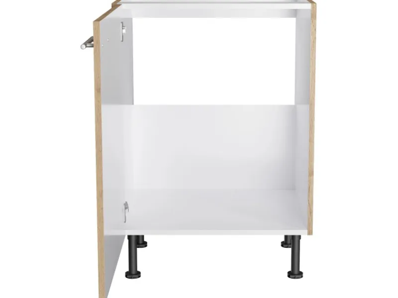 Optifit Küchenschränke<Küchen-Spülenunterschrank Erik290 60 cm x 87 cm x 58,4 cm Wildeiche