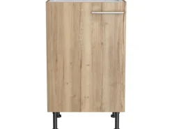 Optifit Einbauküchen<Küchen-Spülenunterschrank Erik290 50 cm x 87 cm x 58,4 cm Wildeiche