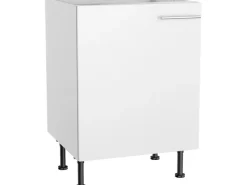 Optifit Küchen-Spülenunterschrank Bengt932 60 cm x 87 cm x 58,4 cm Weiß< Einbauküchen|Küchenschränke