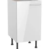 Best Optifit Küchen-Unterschrank Rurik986 45 cm x 87 cm x 58,4 cm Weiß