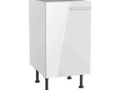 Best Optifit Küchen-Unterschrank Rurik986 45 cm x 87 cm x 58,4 cm Weiß