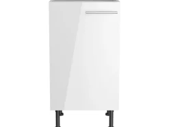 Best Optifit Küchen-Unterschrank Rurik986 45 cm x 87 cm x 58,4 cm Weiß