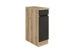 Optifit Küchen-Unterschrank 30 x 88 x 60 cm Noah420 Wildeiche NB< Küchenschränke