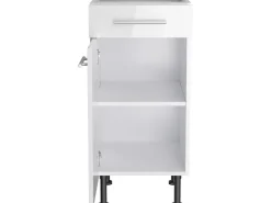 Optifit Küchen-Unterschrank Rurik986 40 cm x 87 cm x 58,4 cm Weiß< Küchenschränke