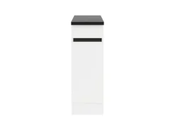 Optifit Küchen-Unterschrank 30 x 88 x 60 cm Luca932 Weiß Anthrazit< Küchenschränke