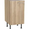 Optifit Küchen-Unterschrank Erik290 45 cm x 87 cm x 58,4 cm Wildeiche< Küchenschränke