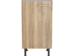 Optifit Küchen-Unterschrank Erik290 45 cm x 87 cm x 58,4 cm Wildeiche< Küchenschränke