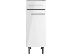 Optifit Küchen-Unterschrank Rurik986 30 cm x 87 cm x 58,4 cm Weiß< Küchenschränke