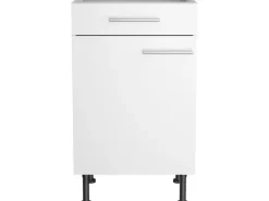 Optifit Küchen-Unterschrank Bengt932 50 cm x 85 cm x 58,4 cm Weiß< Küchenschränke