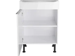 Optifit Einbauküchen|Küchenschränke<Küchen-Unterschrank Arvid986 60 cm x 87 cm x 58,4 cm Weiß