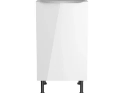 Optifit Küchen-Unterschrank Arvid986 45 cm x 87 cm x 58,4 cm Weiß< Küchenschränke