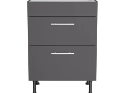 Optifit Kochfelder|Küchenschränke<Küchen-Unterschrank für Kochfeld Ingvar420 60 cm Anthrazit Matt