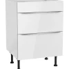 Optifit Küchen-Unterschrank für Kochfeld Arvid986 60 cm x 87 cm x 58,4 cm Weiß< Kochfelder|Küchenschränke