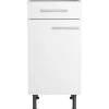 Best Optifit Küchen-Unterschrank Bengt932 40 cm x 87 cm x 58,4 cm Weiß