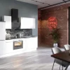 Hot Optifit Küchenzeile Optikoncept Arvid 270 cm Weiß
