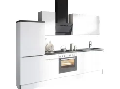 Hot Optifit Küchenzeile Optikoncept Arvid 270 cm Weiß