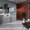 Optifit Kühlschränke|Winkelküchen<Küchenzeile Optikoncept Ingvar 270 cm Anthrazit
