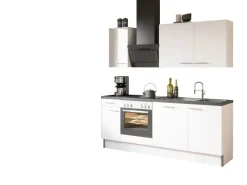 Clearance Optifit Küchenzeile Optikoncept Rurik ohne E-Geräte 270 cm Weiß