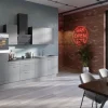 Optifit Winkelküchen<Küchenzeile Optikoncept Mats 270 cm Basaltgrau