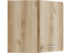 Optifit Küchenschränke<Livorno290 Küchen-Eckoberschrank 60 x 60 cm Wildeiche Nachbildung