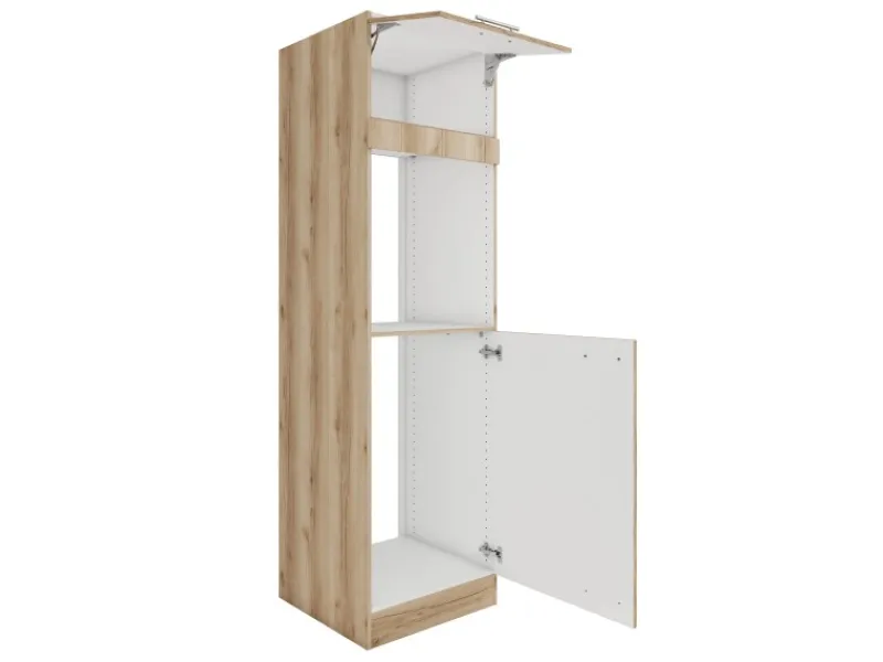 Optifit Kühlschränke|Küchenschränke<Livorno290 Küchen-Geräteumbauschrank 60 cm Wildeiche Nachbildung