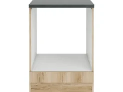 Optifit Herde<Livorno290 Küchen-Herdumbau 60 cm Wildeiche Nachbildung