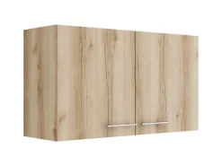 Optifit Küchenschränke|Einbauküchen<Livorno290 Küchen-Oberschrank 100 cm Wildeiche Nachbildung