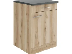 Best Optifit Livorno290 Küchen-Unterschrank 60 cm Wildeiche Nachbildung