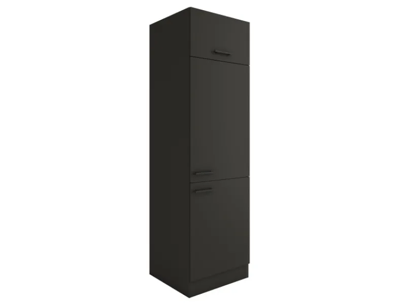 Optifit Kühlschränke|Küchenschränke<Madrid420 Küchen-Geräteumbauschrank 60 cm Anthrazit Matt