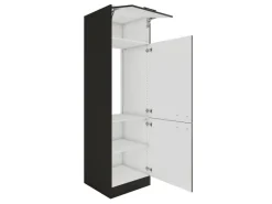Optifit Kühlschränke|Küchenschränke<Madrid420 Küchen-Geräteumbauschrank 60 cm Anthrazit Matt