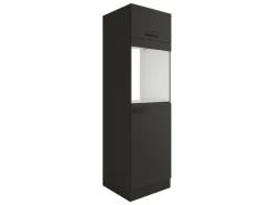Best Optifit Madrid420 Küchen-Geräteumbauschrank 60 cm Anthrazit Matt