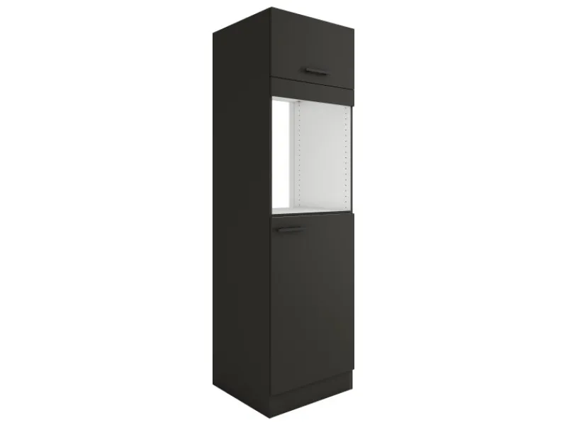 Best Optifit Madrid420 Küchen-Geräteumbauschrank 60 cm Anthrazit Matt