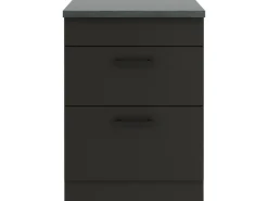Best Optifit Madrid420 Küchen-Unterschrank 60 cm Anthrazit Matt