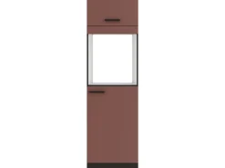 Optifit Kühlschränke|Küchenschränke<Nizza407 Küchen-Geräteumbauschrank 60 cm Rostrot