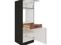 Online Optifit Nizza407 Küchen-Geräteumbauschrank 60 cm Rostrot