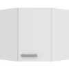 Optifit Oslo214 Küchen-Eckoberschrank 60 x 60 cm Feinstruktur Weiß< Küchenschränke