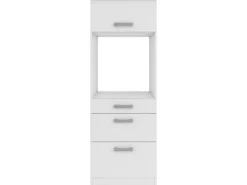 Optifit Oslo214 Küchen-Geräteumbauschrank 60 cm Feinstruktur Weiß
