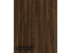 Optifit Küchenschränke<Rimini409 Küchen-Oberschrank 45 cm Rillendekor Nussbaum