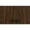 Optifit Rimini409 Küchen-Oberschrank 60 cm Rillendekor Nussbaum< Küchenschränke