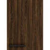 Optifit Rimini409 Küchen-Oberschrank 40 cm Rillendekor Nussbaum< Küchenschränke