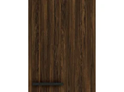 Optifit Rimini409 Küchen-Oberschrank 40 cm Rillendekor Nussbaum< Küchenschränke