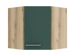 Sale Optifit Savona405 Küchen-Eckoberschrank 60 x 60 cm Steingrün