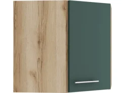 Sale Optifit Savona405 Küchen-Eckoberschrank 60 x 60 cm Steingrün