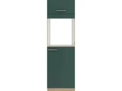 Outlet Optifit Savona405 Küchen-Geräteumbauschrank 60 cm Steingrün