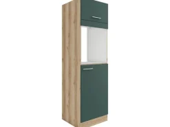 Outlet Optifit Savona405 Küchen-Geräteumbauschrank 60 cm Steingrün