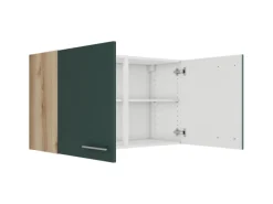 Optifit Savona405 Küchen-Oberschrank 100 cm Steingrün< Küchenschränke