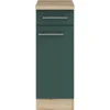 Optifit Savona405 Küchen-Unterschrank 30 cm Steingrün< Küchenschränke
