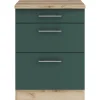 Optifit Savona405 Küchen-Unterschrank 60 cm Steingrün< Zubehör Für Küchenarmatur|Küchenschränke